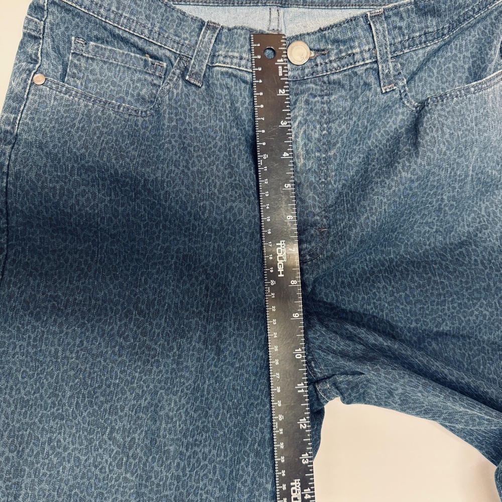 Dark blue Lee leopard print classic fit at the waist jeans - Picture 11 of 12